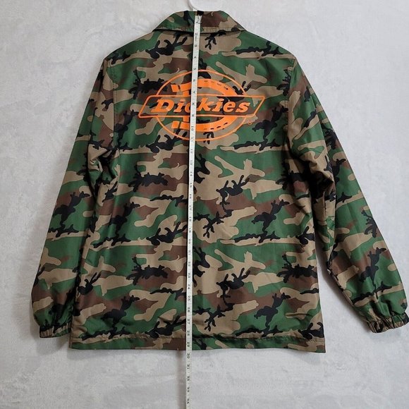 DICKIES Girl Camo Jacket Women's Size Large Camouflage Windbreaker NWOT - Picture 10 of 13